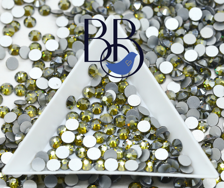 Brilliant Olivine Rhinestones