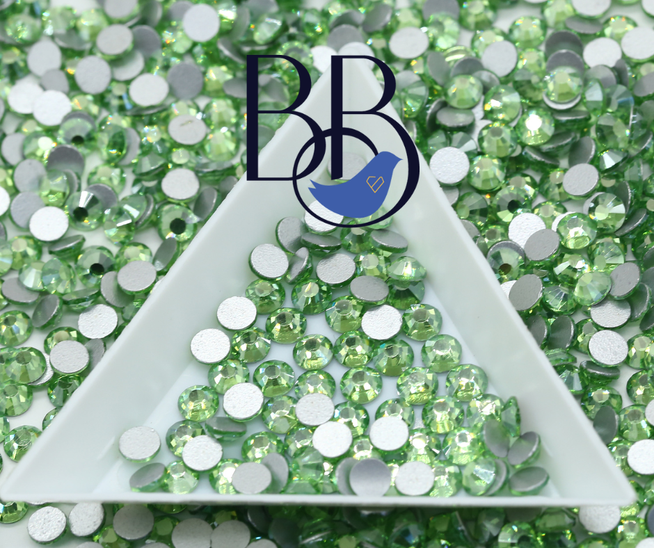 Brilliant Peridot Rhinestones