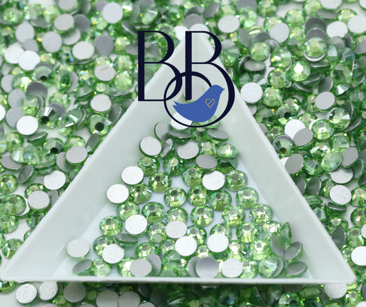 Brilliant Peridot Rhinestones