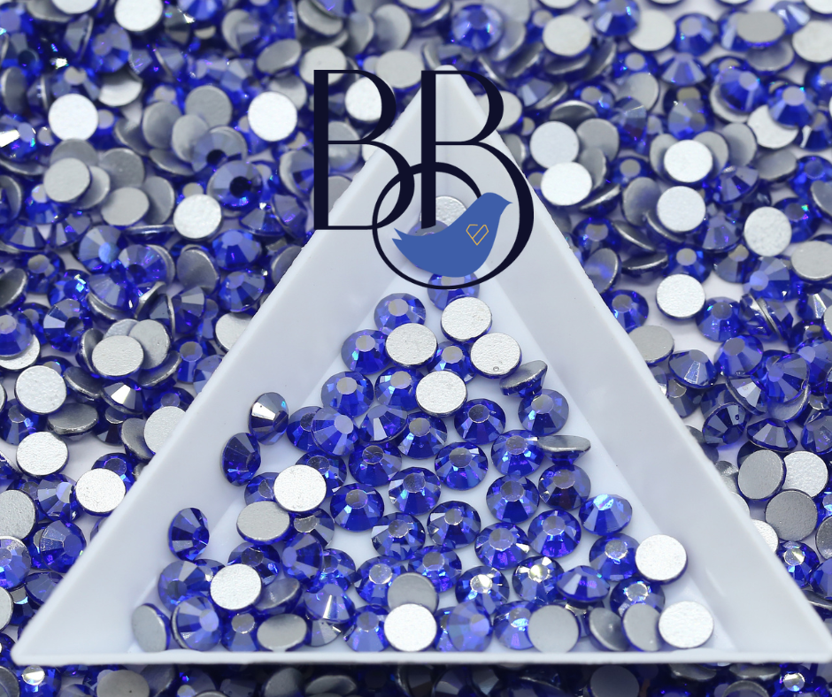 Brilliant Sapphire Rhinestones