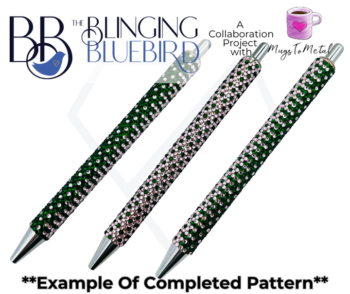 Mini Organized Ombre Stainless Steel Pen Pattern **SS6**