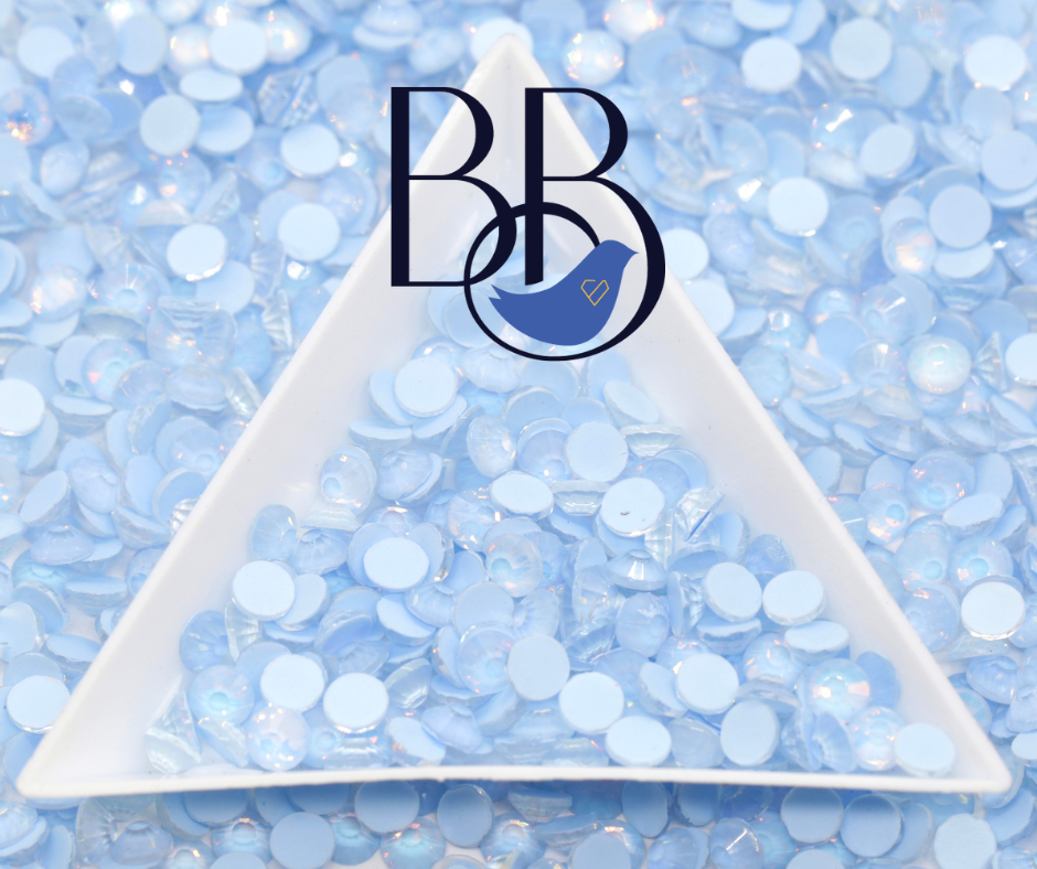 Flashy Opal Light Sapphire Rhinestones