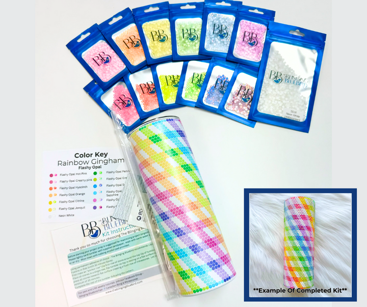 FLASHY OPAL Rainbow Gingham Sublimated Kit