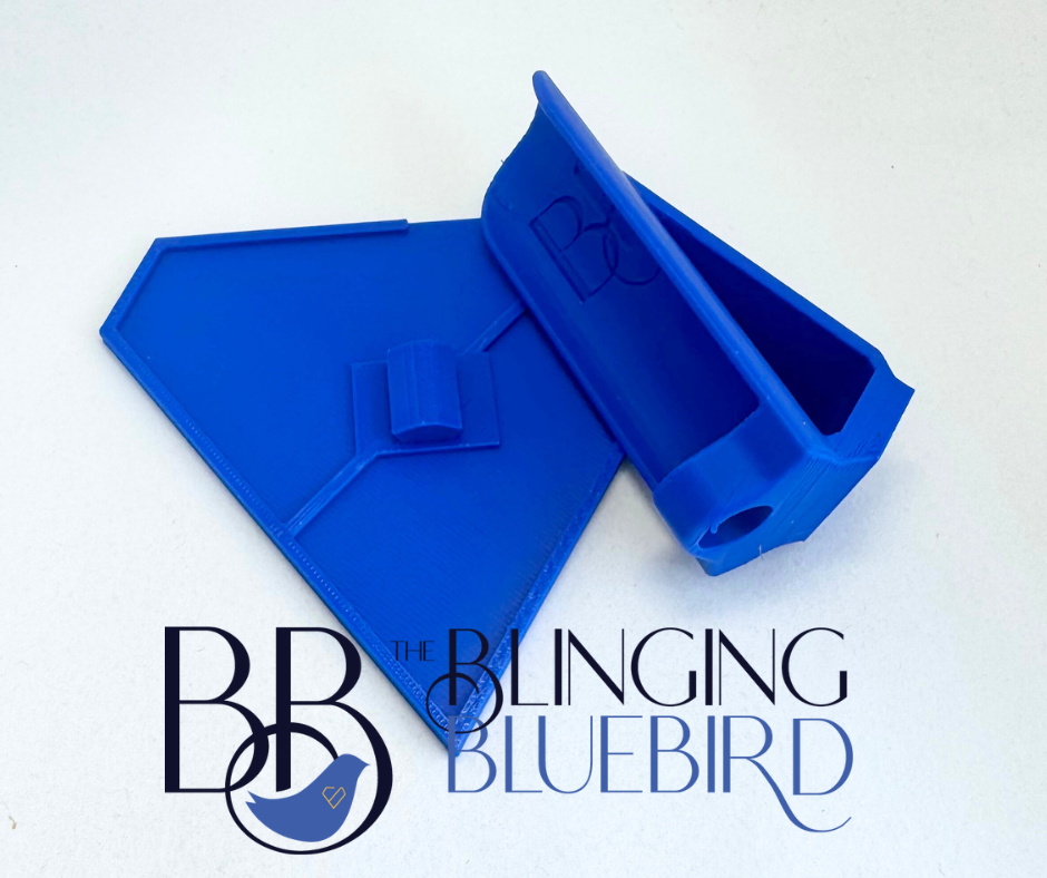 Blinging Bluebird Glue Pen Nest