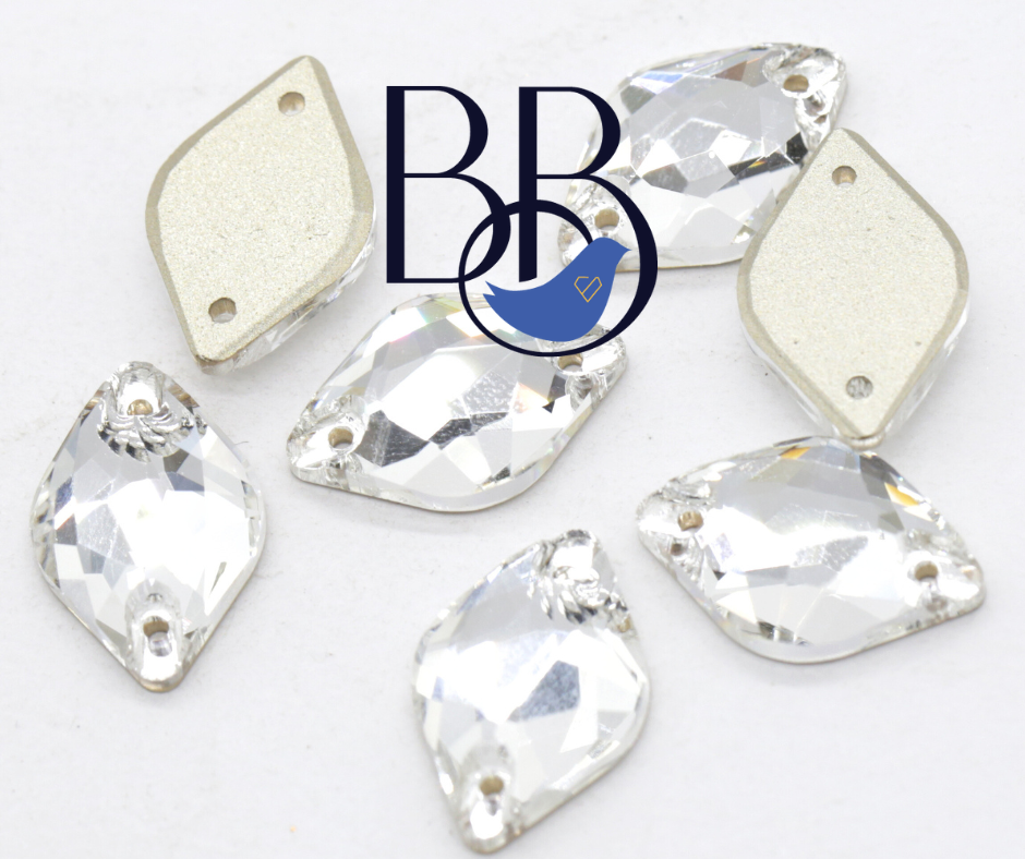 Crystal Lemon Shape Sew-On Rhinestones – The Blinging Bluebird