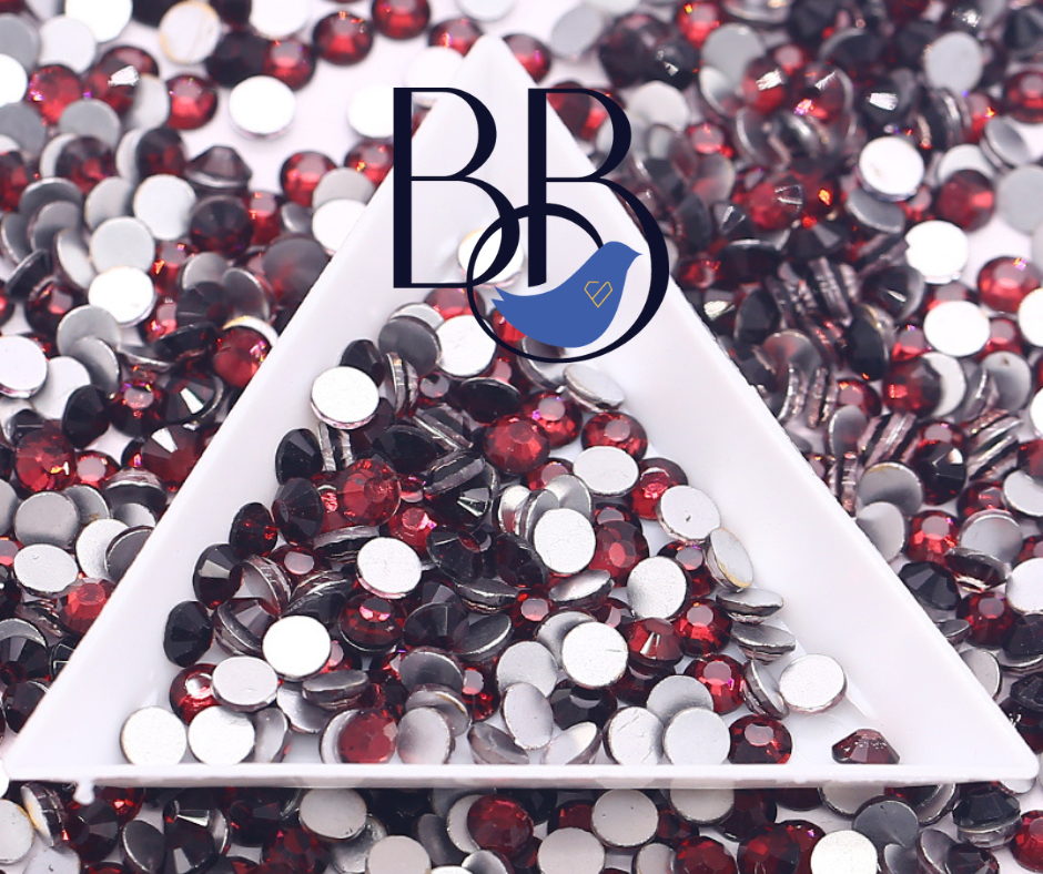 Maroon Rhinestones – The Blinging Bluebird