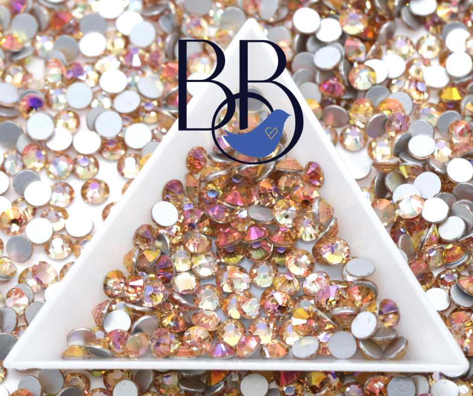 Champagne Rhinestone Micro Mirage Champagne Rhinestones – The Blinging Bluebird