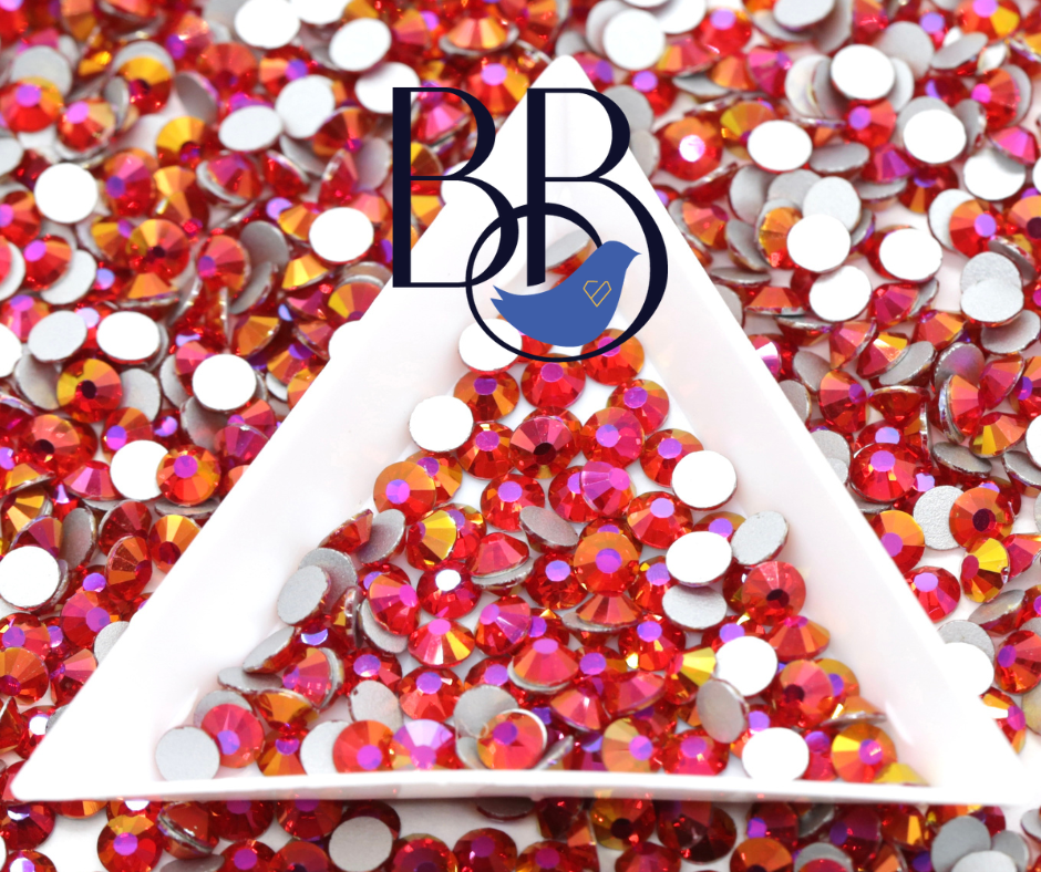Mirage Siam Rhinestones – The Blinging Bluebird