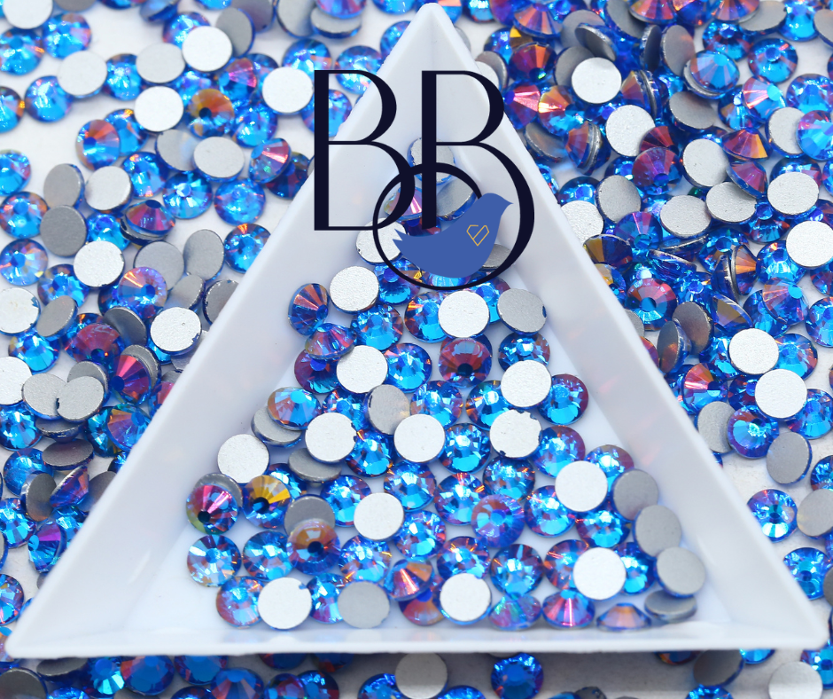 Mirage Capri Blue Rhinestones