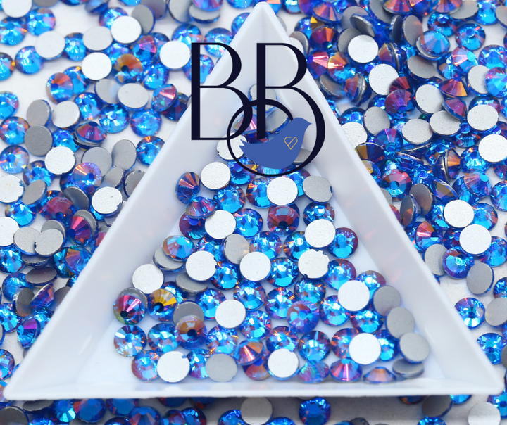 Mirage Capri Blue Rhinestones