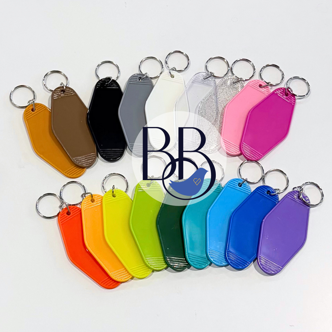 Retro Motel Keychain Blanks