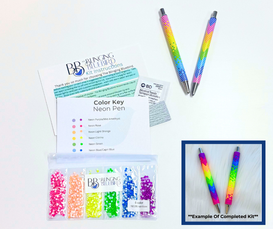 Neon Sublimated Pen Kit