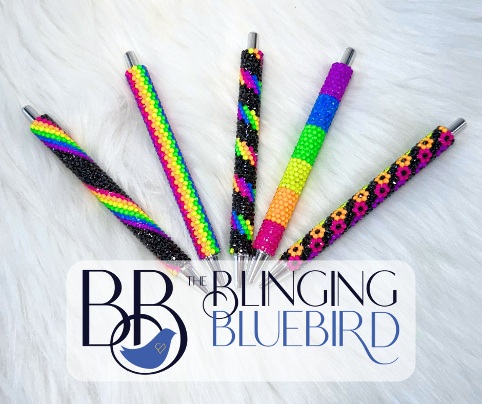 Neon Nights Multi-Pack Stainless Steel Pen Patterns