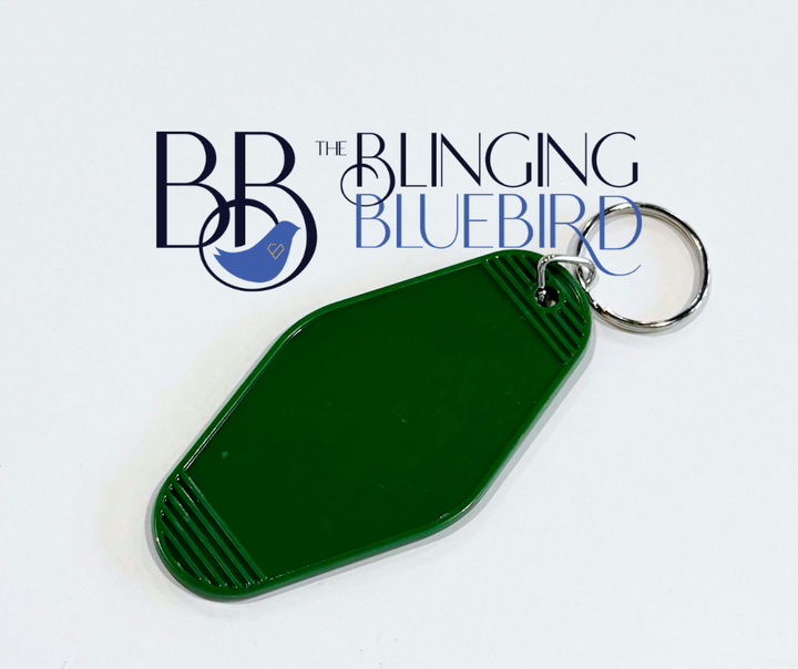 Retro Motel Keychain Blanks