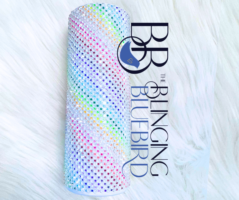 Pearl Mocha Pirouette Cushion Pattern - SS20/SS6 20oz Straight Tumbler