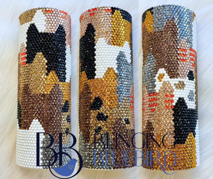 Purrrfect Points Pattern - SS16/20oz Straight Tumbler