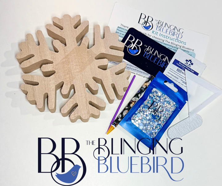 Snowflake Wooden Decor Kit