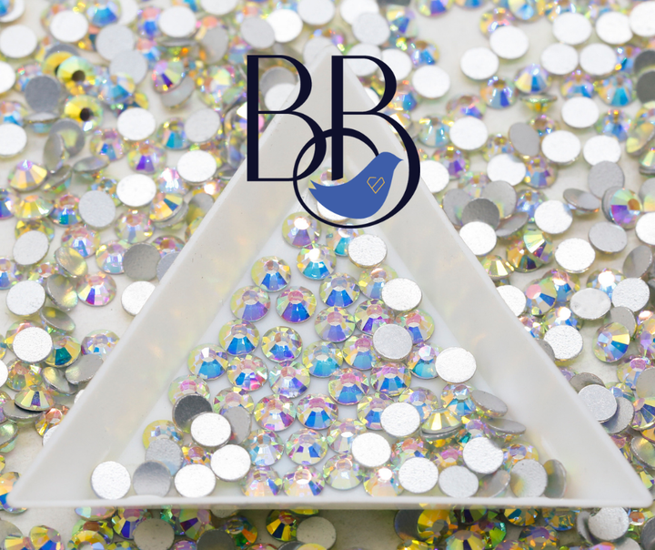 Be Rhinestone Logo Solar Aura Rhinestones – The Blinging Bluebird