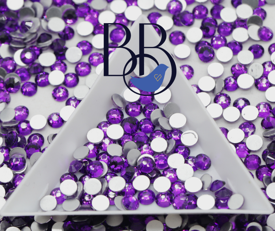 Violet Rhinestones – The Blinging Bluebird