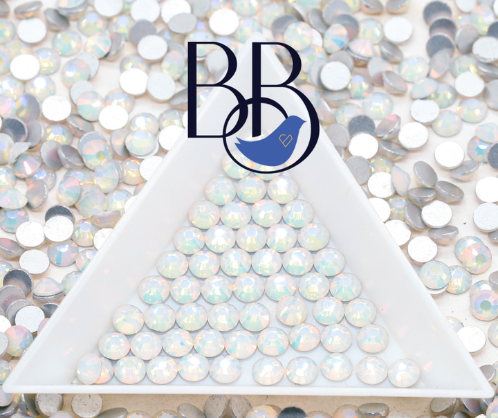 White Opal AB Rhinestones
