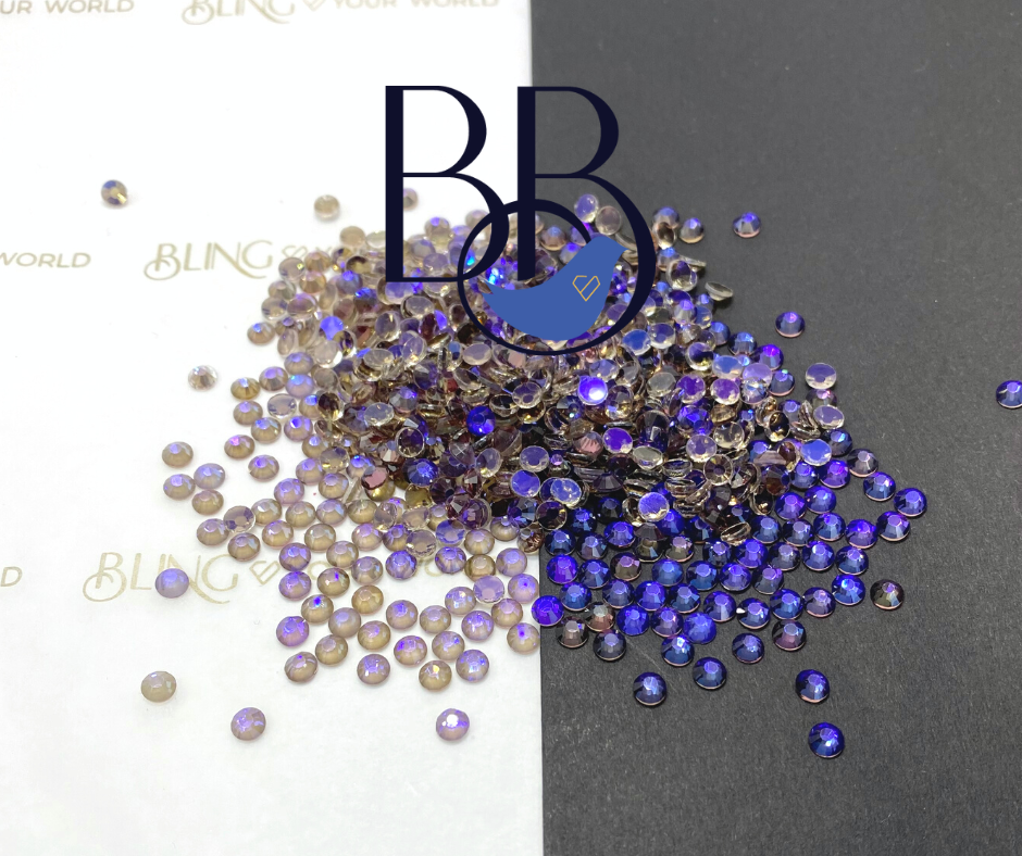 Aurora Black Diamond Rhinestones