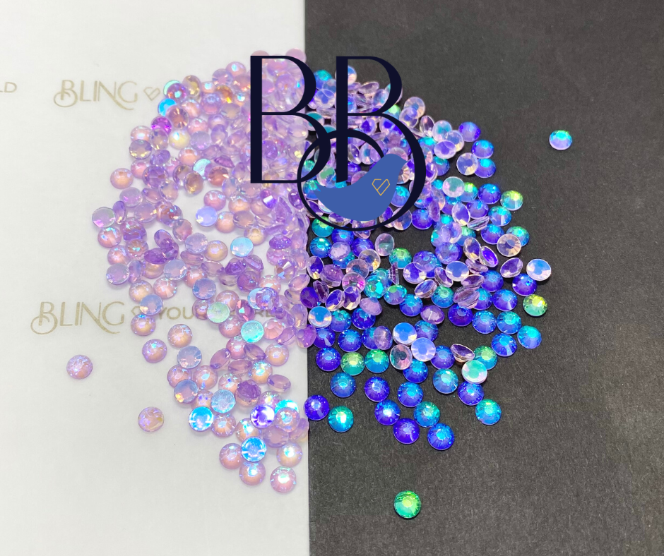 Aurora Violet Rhinestones
