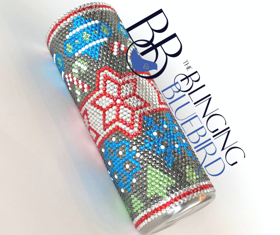 Holiday Sweater Pattern (Dark) - SS16/20oz Straight Tumbler