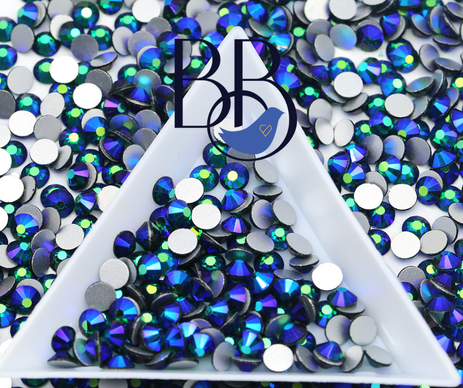 Emerald AB Rhinestones – The Blinging Bluebird