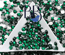Load image into Gallery viewer, Emerald Rhinestones - The Blinging Bluebird
