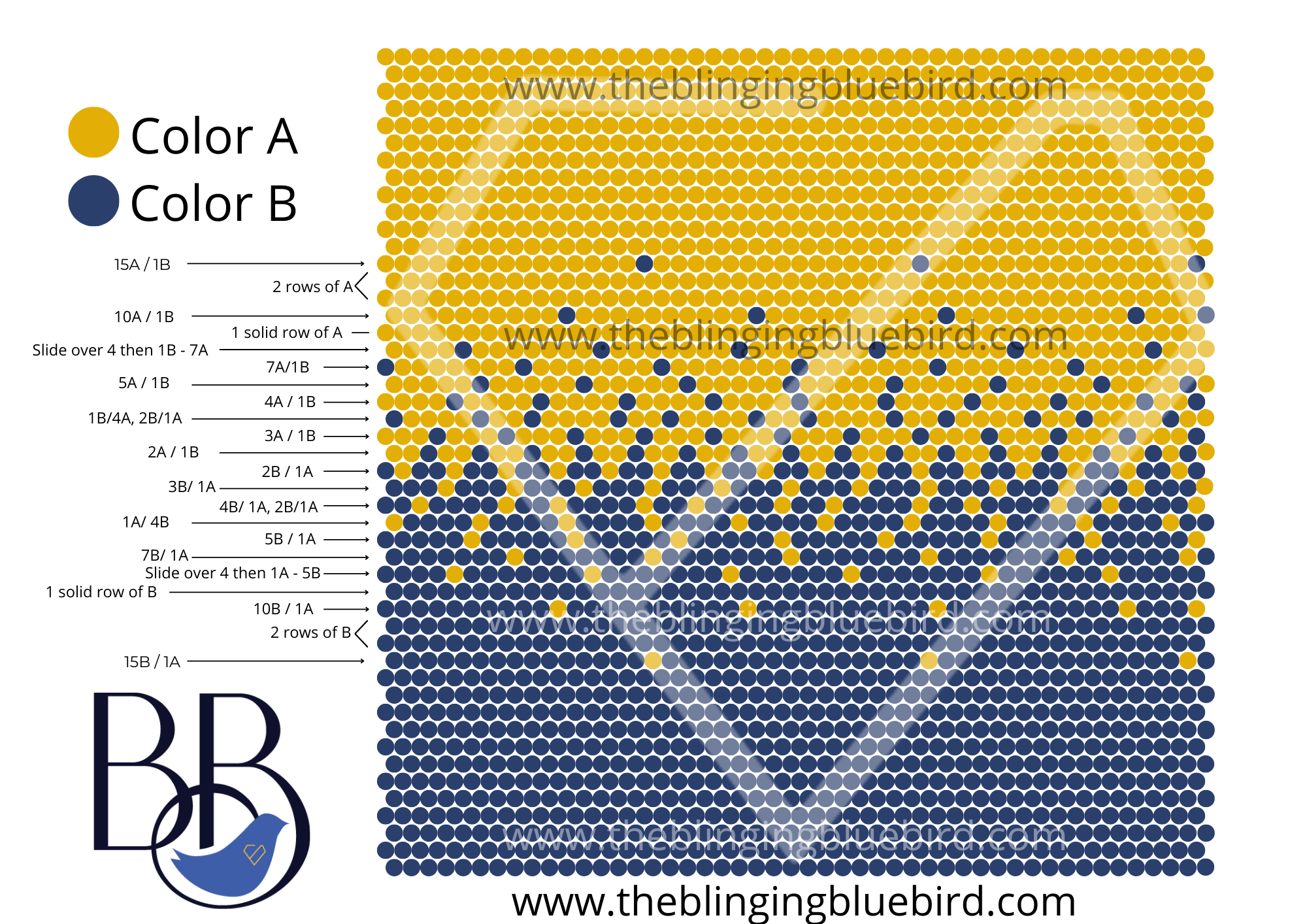 Sombre Pattern Ombré Pattern – The Blinging Bluebird