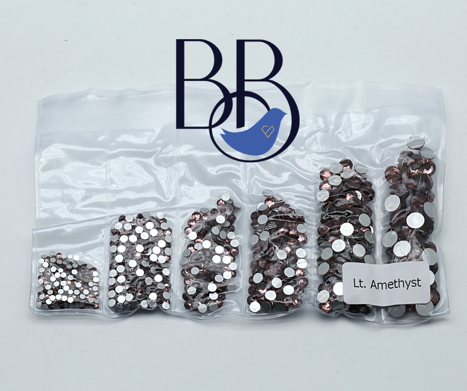 Light Amethyst Rhinestone Multi-Size Pack