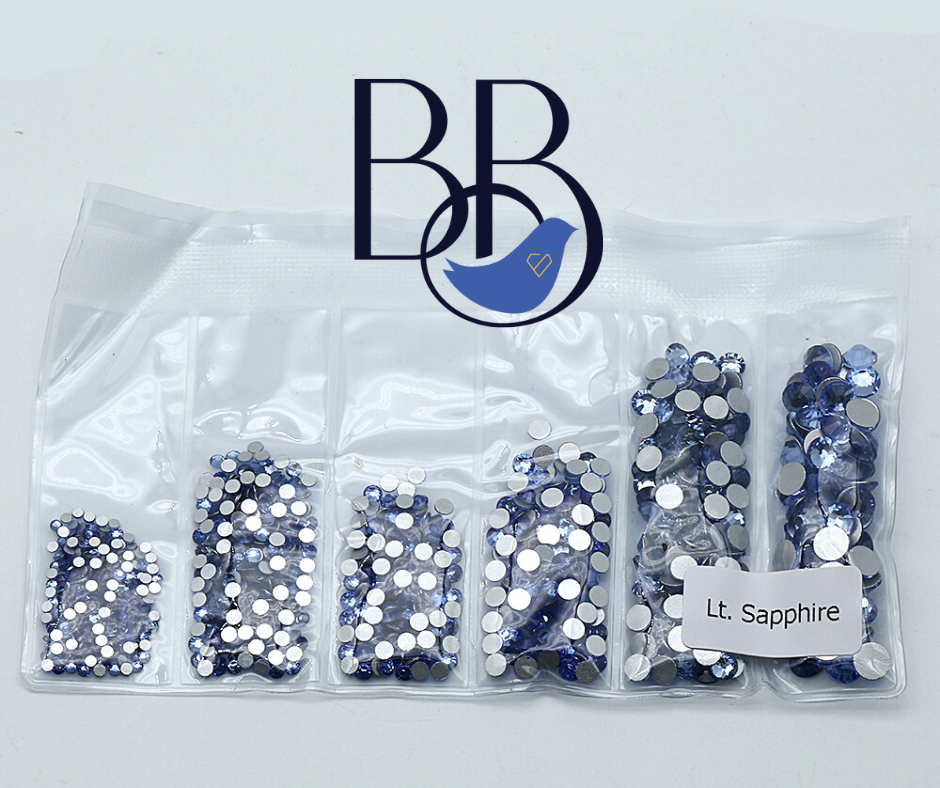 Light Sapphire Rhinestone Multi-Size Pack