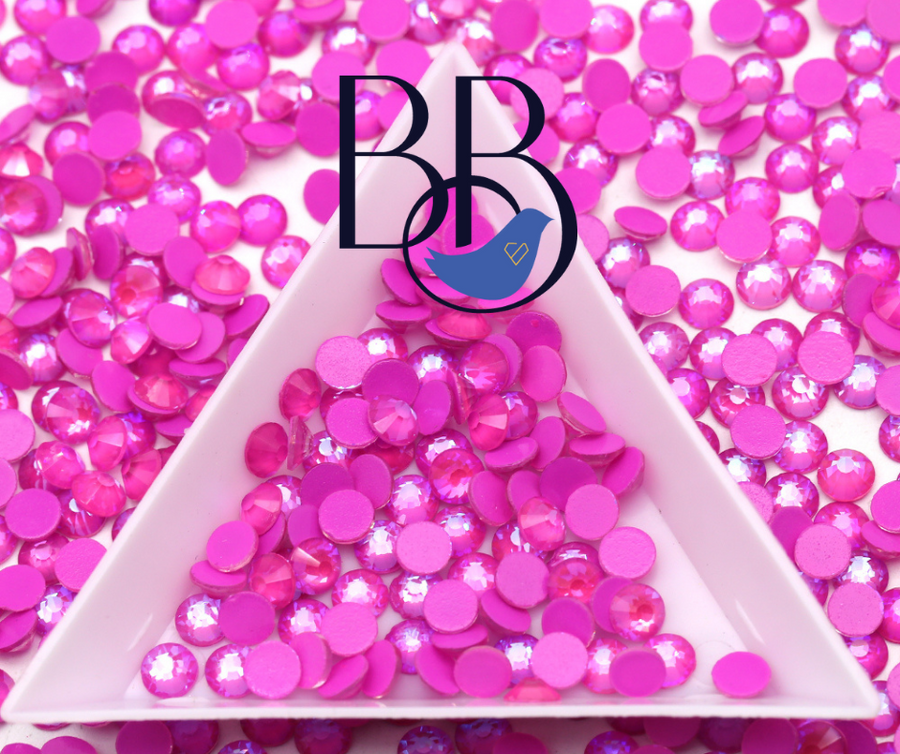 Glow In The Dark - Clear Light Pink Luminous - Resin Flatback Rhinesto –  Luxie Gems