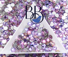 Charger l&#39;image dans la galerie, Purple Velvet Rhinestones - The Blinging Bluebird
