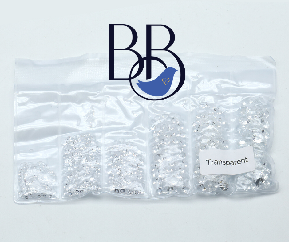 Transparent Rhinestone Multi-Size Pack