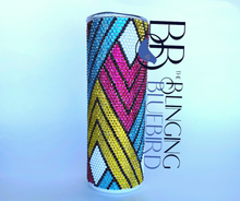 Load image into Gallery viewer, Woven I Pattern - SS16/20oz Straight Tumbler
