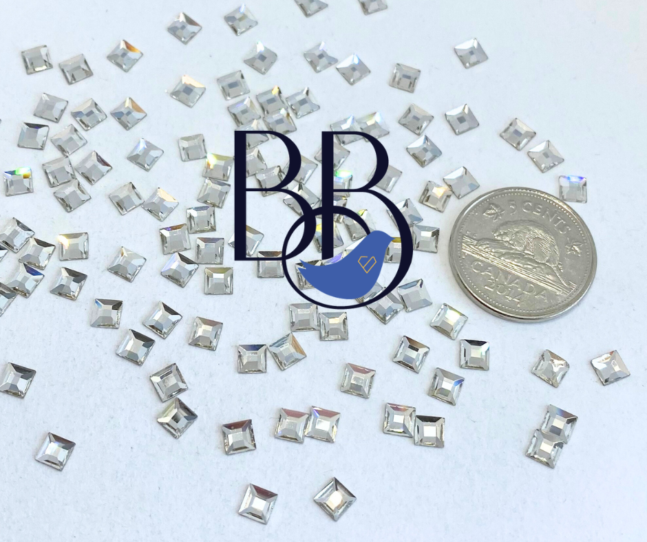 Square Rhinestone Pattern BULK Square Rhinestones – The Blinging Bluebird