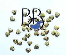 Load image into Gallery viewer, Crystal Aurum/ Gold Hearts
